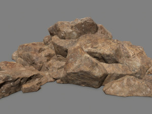 desert rock set 3D Model