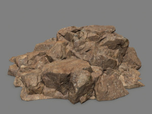 desert rock set 3D Model