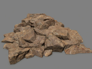 desert rock set 3D Model