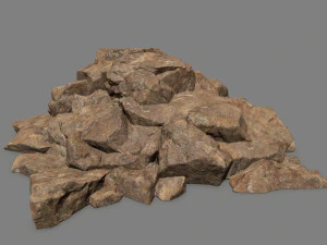 desert rock set 3D Model