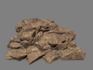 desert rock set 3D Model