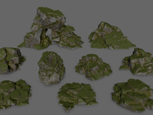rocks Modèle 3D