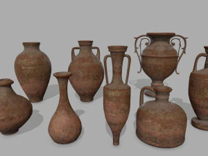 vase set 3D Model