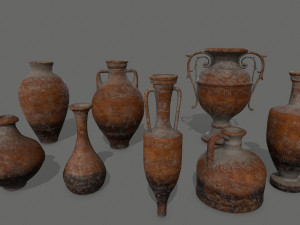vase set Model 3D