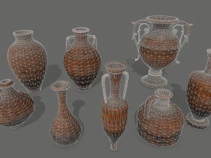 vase set 3D Model