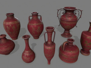 vase set 3D Model