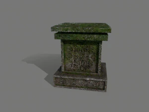 tombstone set 3D Model