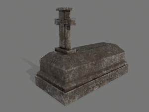 tombstone set 3D मॉडल