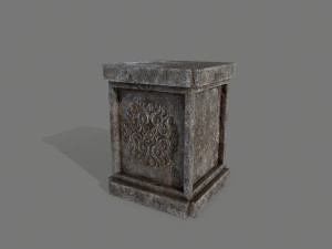 tombstone set 3D मॉडल