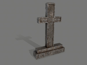 tombstone set 3D मॉडल