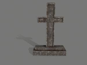 tombstone set 3D मॉडल