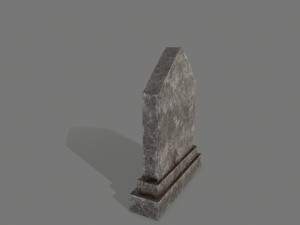tombstone set 3D मॉडल