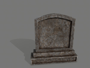 tombstone set 3D मॉडल