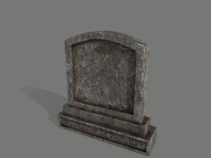 tombstone set 3D Model