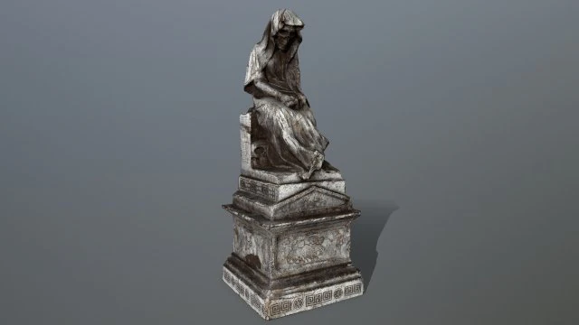statue 3D Model .c4d .max .obj .3ds .fbx .stl .blend