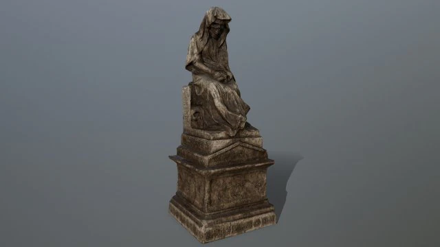 statue 3D Model .c4d .max .obj .3ds .fbx .stl .blend