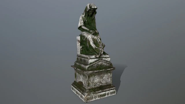statue 3D Model .c4d .max .obj .3ds .fbx .stl .blend 