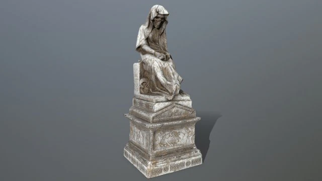 Statue 3D Modell .c4d .max .obj .3ds .fbx .stl .blend 