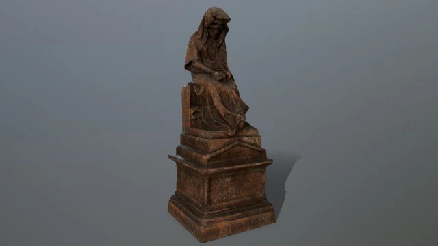 statue 3D Model .c4d .max .obj .3ds .fbx .stl .blend