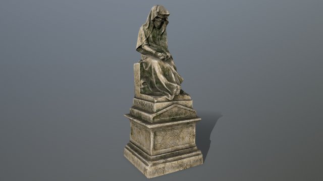 statue 3D Model .c4d .max .obj .3ds .fbx .stl .blend