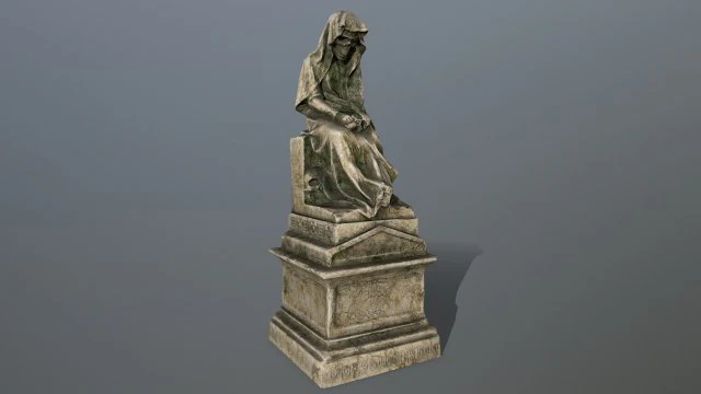 statue 3D Model .c4d .max .obj .3ds .fbx .stl .blend 