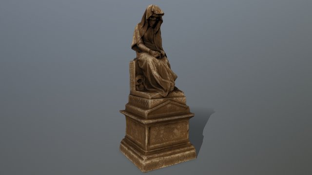 statue 3D Model .c4d .max .obj .3ds .fbx .stl .blend