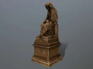 雕像 3D 模型