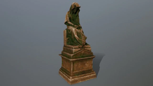 statue 3D Model .c4d .max .obj .3ds .fbx .stl .blend 