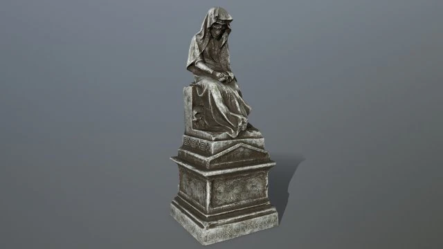 statue 3D Model .c4d .max .obj .3ds .fbx .stl .blend 