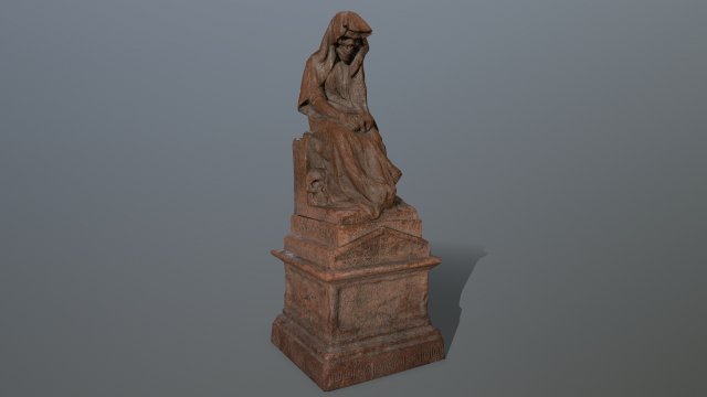 statue 3D Model .c4d .max .obj .3ds .fbx .stl .blend 