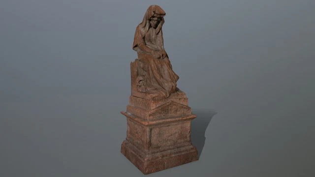 statue 3D Model .c4d .max .obj .3ds .fbx .stl .blend 