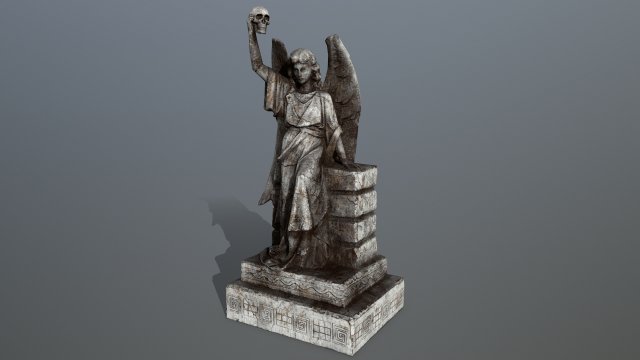 statue2 3D 모델 .c4d .max .obj .3ds .fbx .stl .blend 