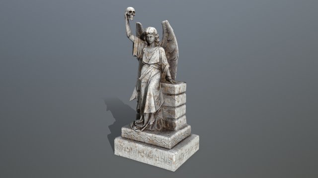 statue2 Model 3D .c4d .max .obj .3ds .fbx .stl .blend