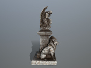 statue4 3Dモデル