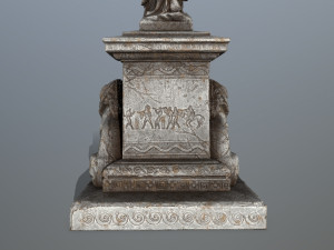 statue4 3Dモデル