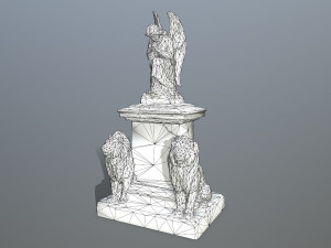 statue4 3Dモデル