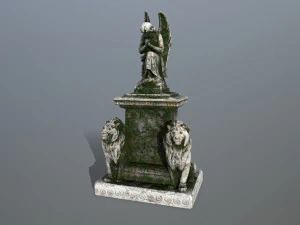 Statue4 3D Modell