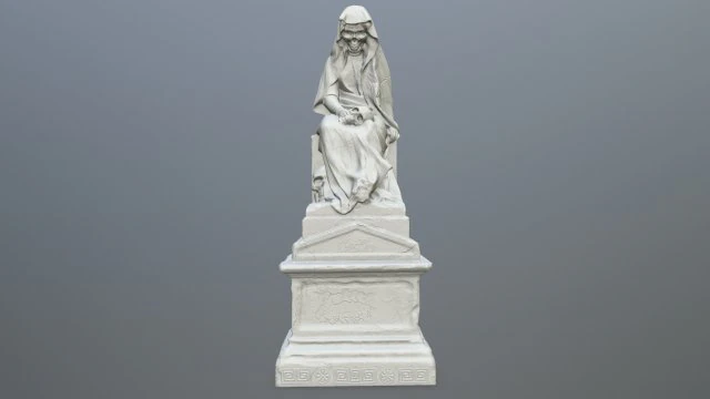 Statue 3D Print Model .c4d .max .obj .3ds .fbx .stl .blend 