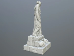Statue 3D Print Model