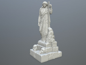 Statue Model Cetak 3D