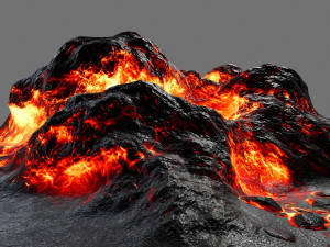 lava rock Modelo 3D