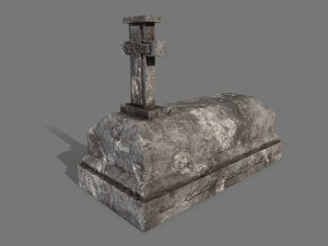 tombstone set 3D 模型