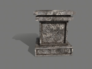 tombstone set 3D 模型
