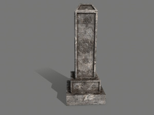 tombstone set 3D 模型