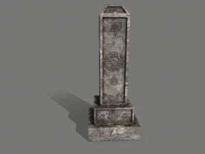 tombstone set 3D Model