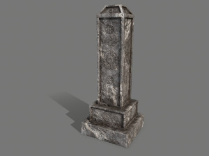 tombstone set 3D 模型