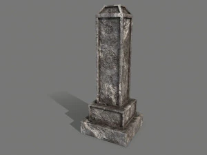 tombstone set 3D Model