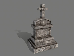 tombstone set 3D 模型