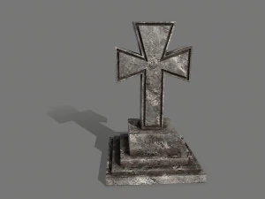 tombstone set 3D Model
