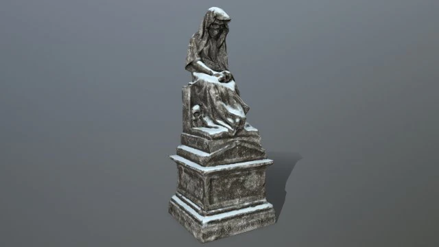 statue 3D Model .c4d .max .obj .3ds .fbx .stl .blend 